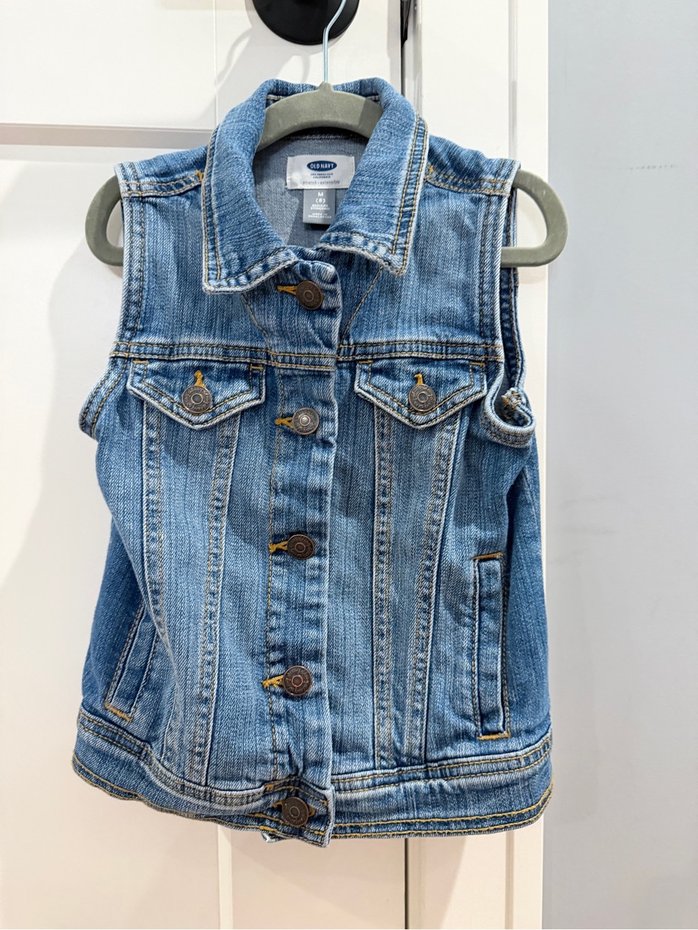 Old Navy Light Blue Denim Vest